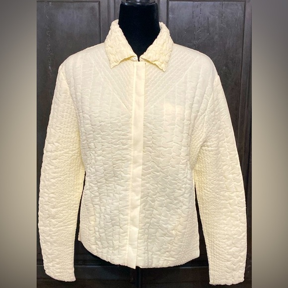 UBU reversible yellow puffy zip up jacket - Size Large - Picture 2 of 13